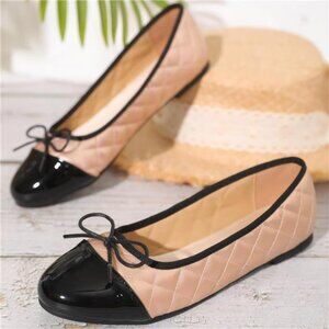 Women’s Flats Comfortable Dressy Ballet Flats Shoes for Casual Bow Pink Flats